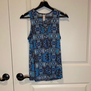 Allison Joy blue/black tank